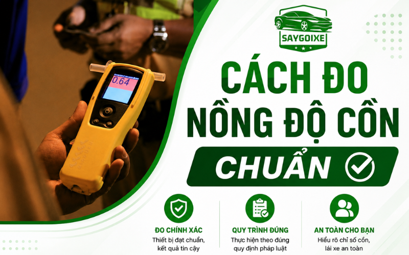 Cách đo nồng độ cồn