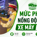 Mức phạt nồng độ cồn xe máy