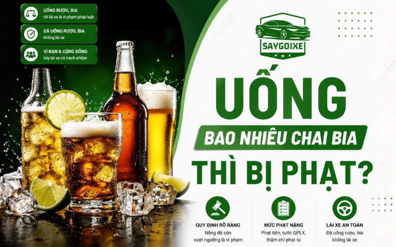 Uống bao nhiêu chai bai thì bị phạt