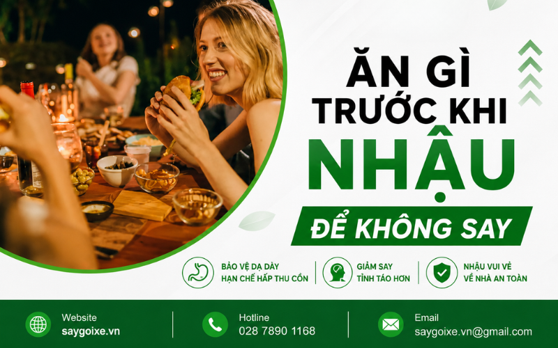 Ăn gì trước khi nhậu để không say