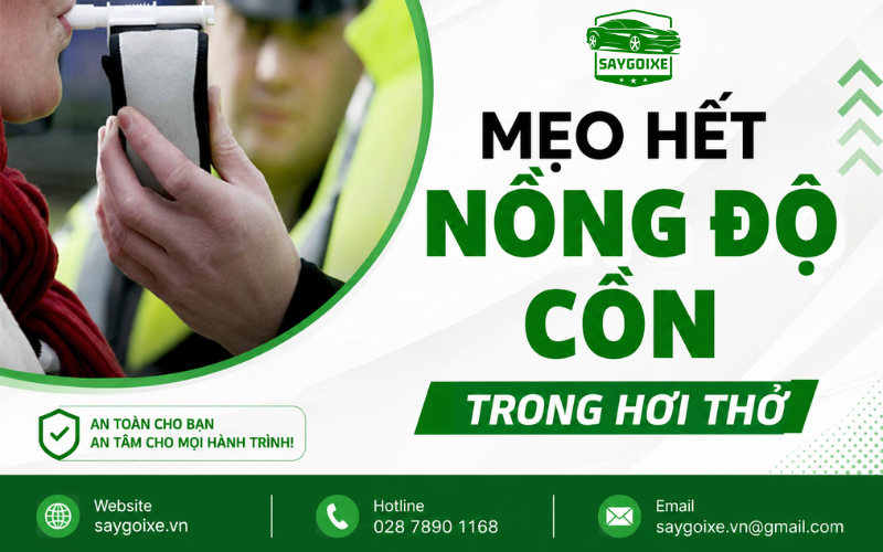 Mẹo hết nồng độ cồn trong hơi thở
